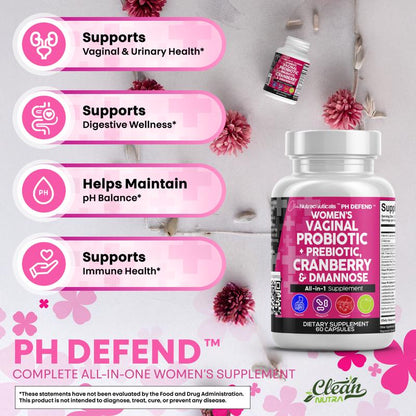 Women'S Vaginal Probiotic + Prebiotics